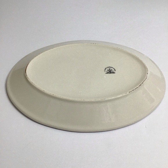 Serving Platter Homer Laughlin Seville Pattern Cobalt Blue Large USA Vintage - Picture 7 of 12